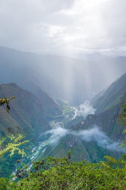 Bela paisagem de machu picchu