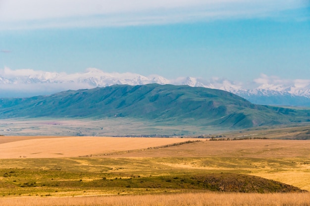 bela paisagem de uma montanha