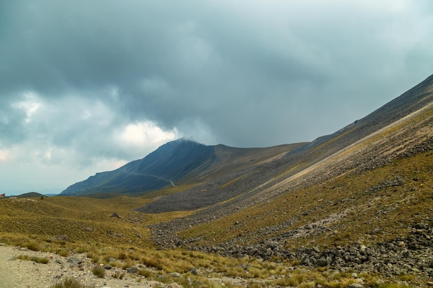 Bela paisagem em Nevado de Toluca