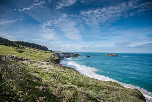 Bela paisagem na Irlanda do Norte