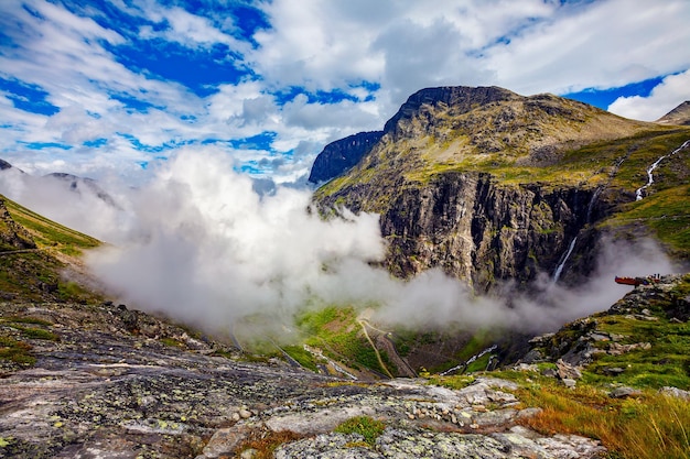 Bela paisagem natural da noruega da natureza.