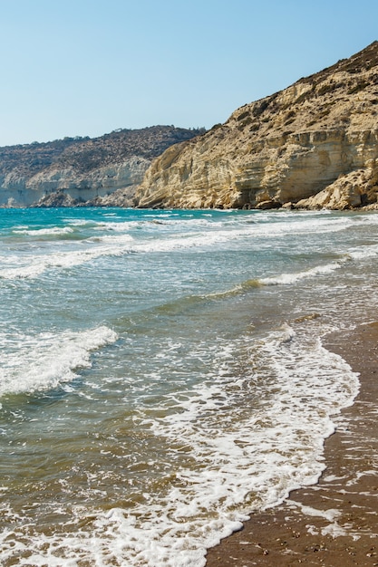 Foto bela praia de curion