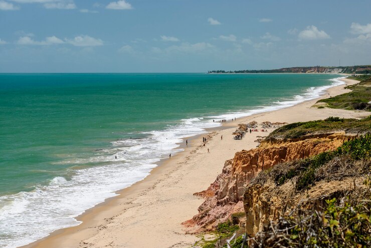 Foto bela praia do conde perto de joão pessoa paraíba brasil