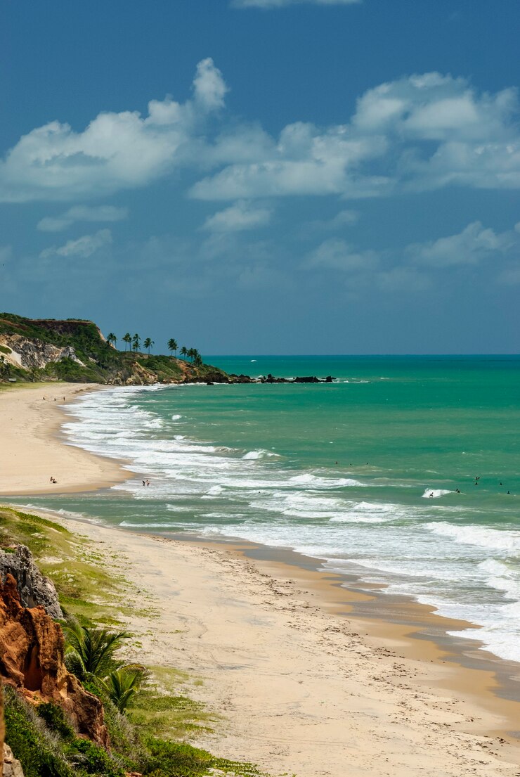 Foto bela praia do conde perto de joão pessoa paraíba brasil
