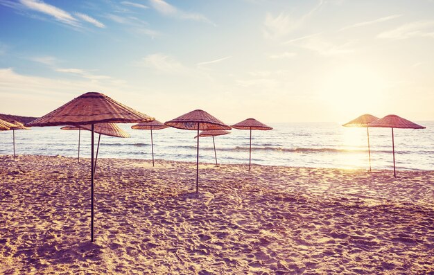 Bela praia oceânica, filtro Instagram