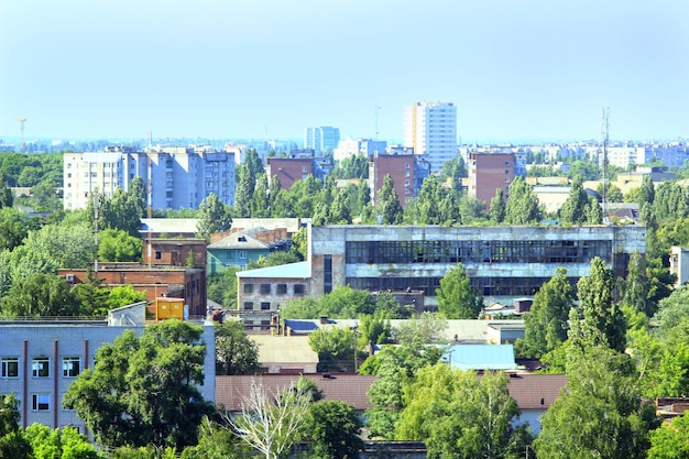 bela vista da cidade de Chernihiv de cima