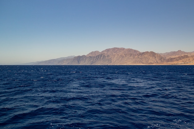 Bela vista do mar vermelho em Sharm-El-Sheikh