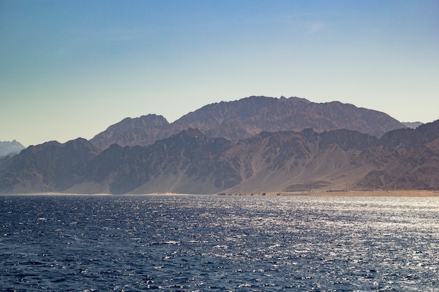 Bela vista do mar vermelho em Sharm-El-Sheikh