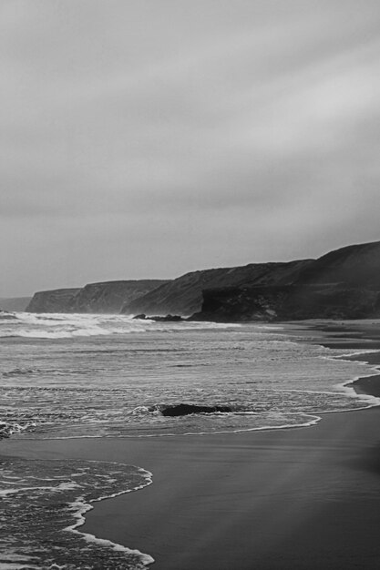 Belas artes da paisagem da costa do oceano Atlântico