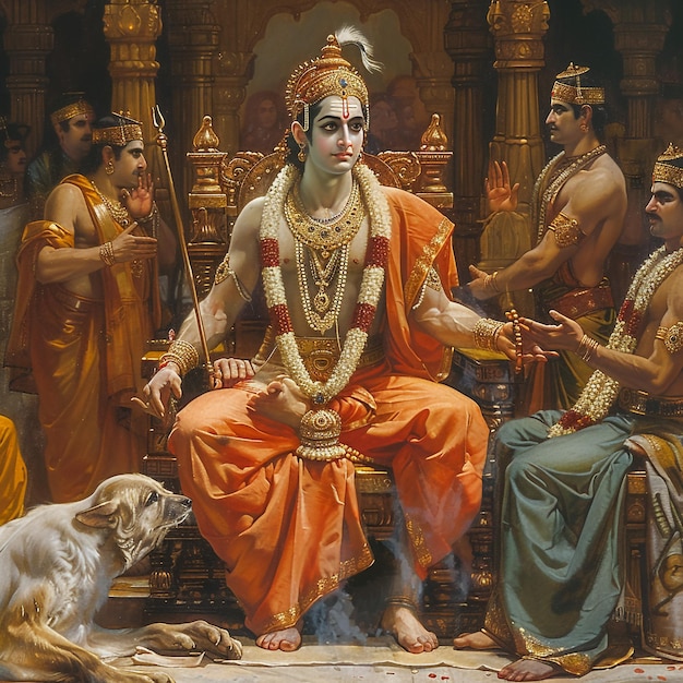 Belas divindades de Sri Sita Ram Laxman Hanumanji no Templo Iskcon Ahmedabad Gujarat Índia