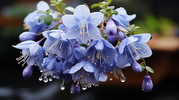 Belas flores de Campanula