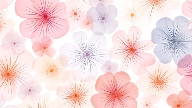 Belas flores flores pastel de fundo colorido jasmine flor de rosa textura