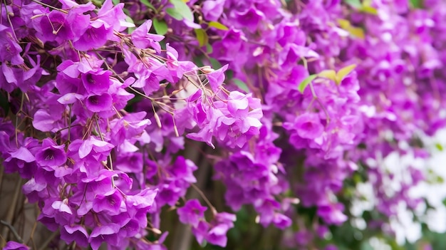 Belas flores roxas de fundo