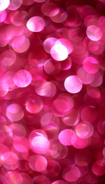 Foto belas luzes bokeh rosa abstratas desfocadas para criar um design de fundo cativante