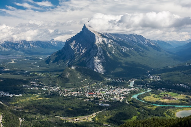 Belas Montanhas Rochosas canadenses no Canadá. Banff Alberta