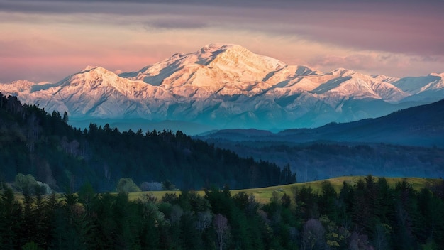 Belas montanhas.