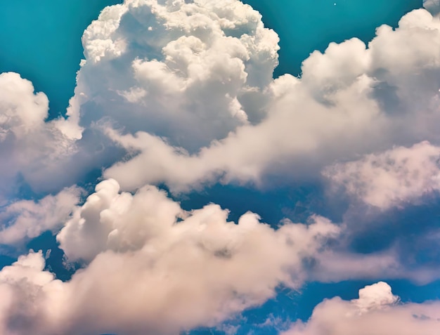 Belas nuvens no céu