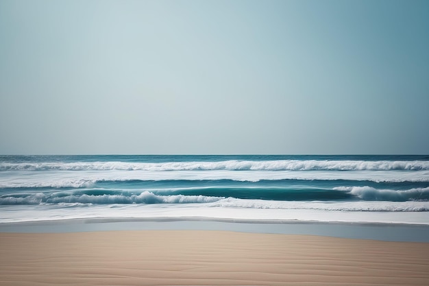 belas ondas do mar e céu azul belas ondas do Mar e céu azul bela vista da natureza do mar