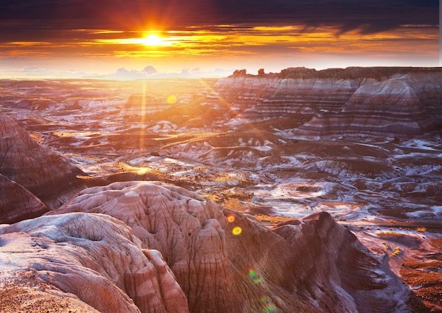 Belas paisagens do deserto americano