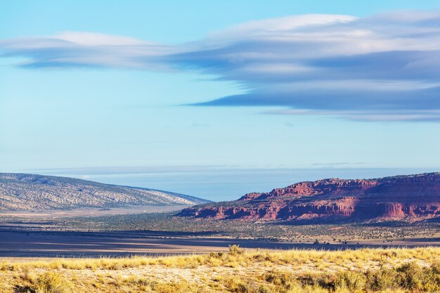 Belas paisagens do deserto americano