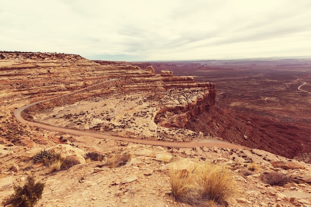 Belas paisagens do deserto americano