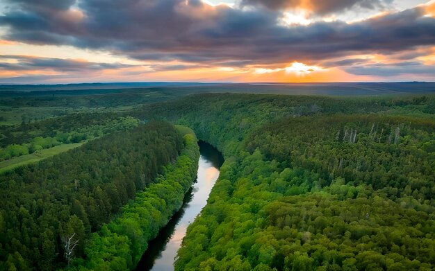 Belas paisagens geradas