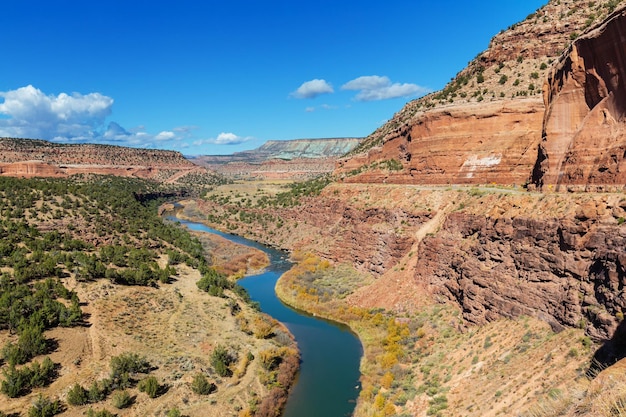 Belas paisagens naturais no colorado, eua.