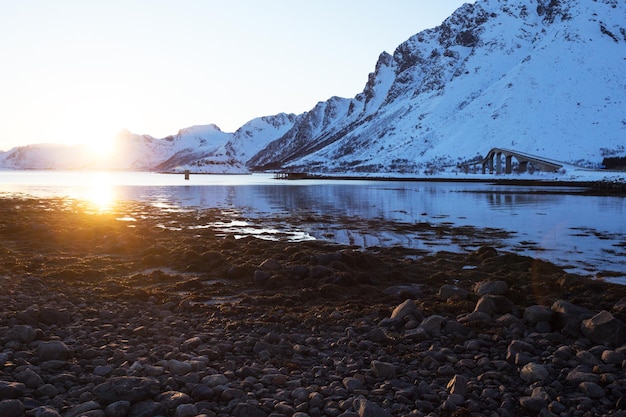 Foto belas paisagens norueguesas