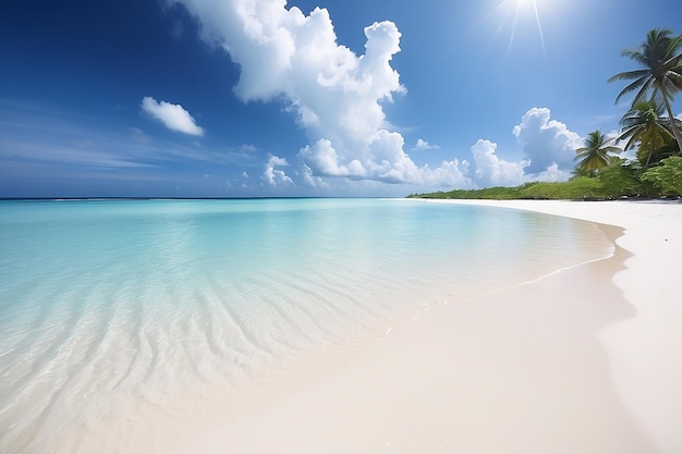 Belas praias de areia branca