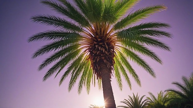 Foto belas praias paradisíacas tropicais com palmeiras num dia de verão ensolarado