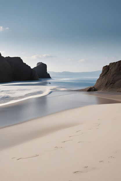 Belas praias tropicais e mar