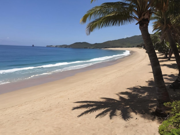 Belas praias tropicais e mar