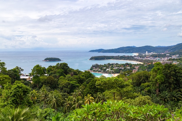 Belas vistas da ilha de phuket