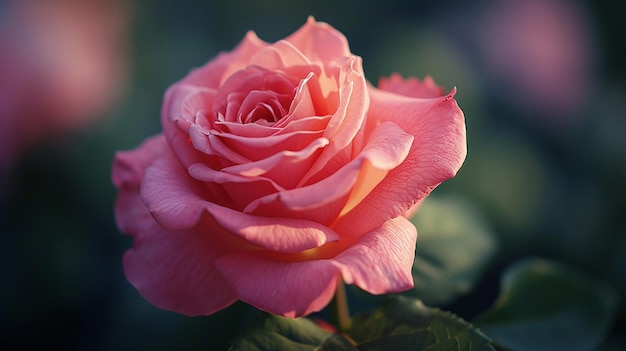 Foto beleza em flor realista flor de rosa timelapse