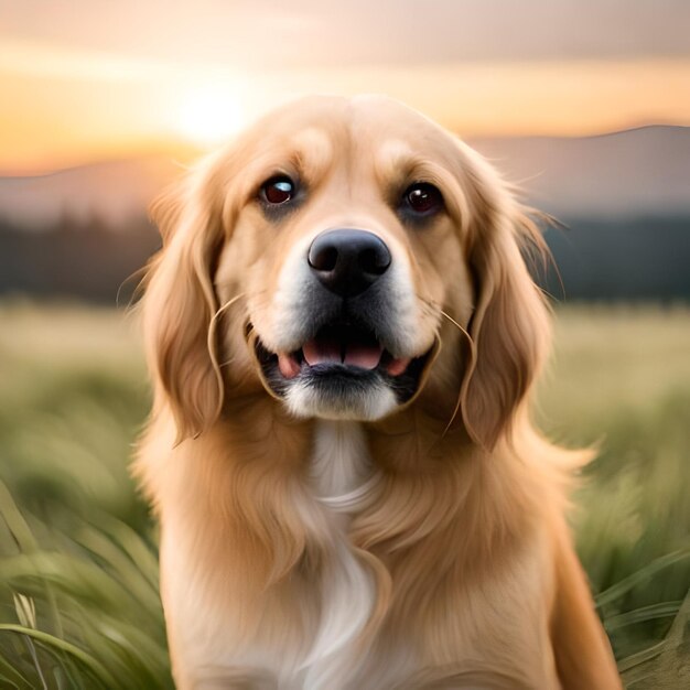 Beleza retrato de um cão doce