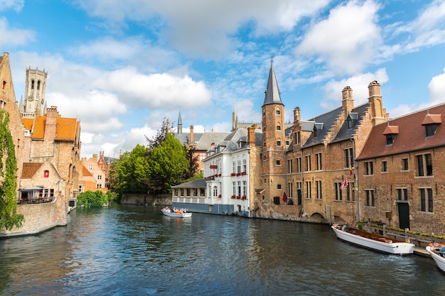 Bélgica, brugge, flandres ocidental, panorama