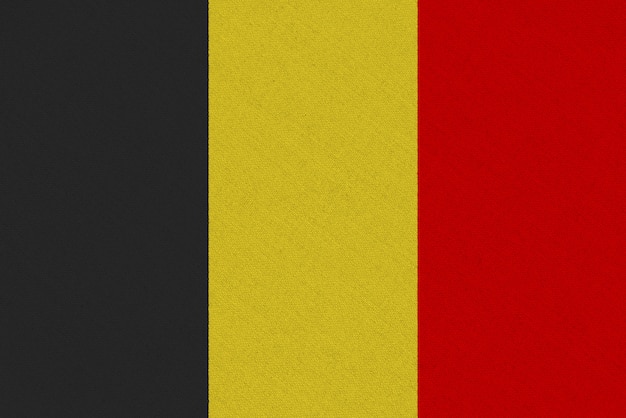 Foto belgien stoffflagge