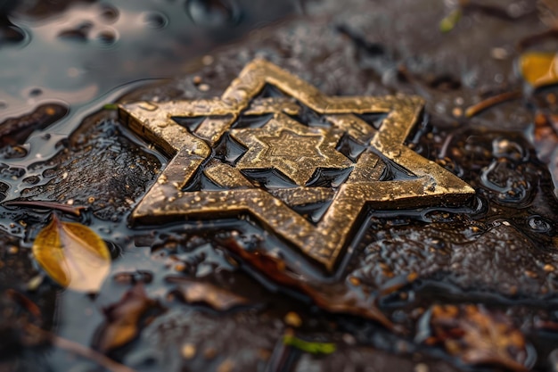 Belíssima páscoa estrela de davi imagem símbolo da fé judaica judeu fundo impressionante religioso