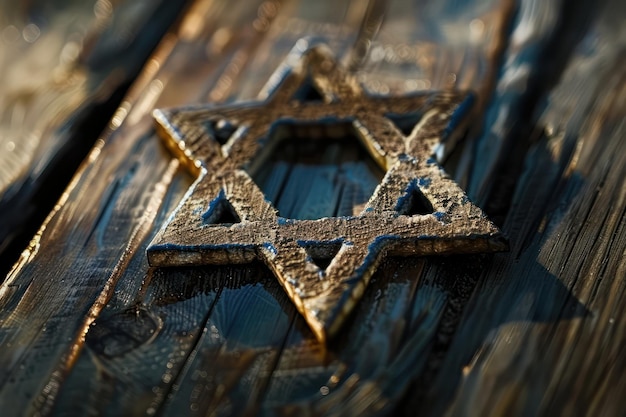 Belíssima Páscoa Estrela de Davi imagem símbolo da fé judaica judeu fundo impressionante religioso