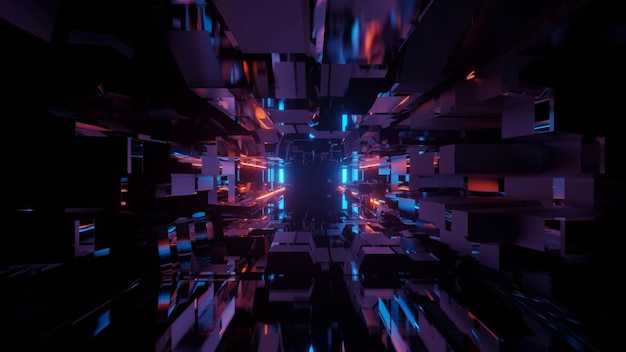 Bella ilustración 3D para el fondo o el papel tapiz