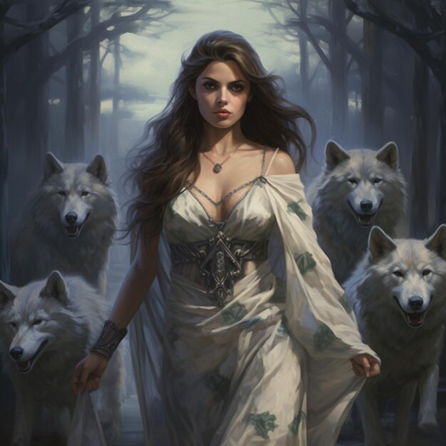 Foto la bella y el lobo