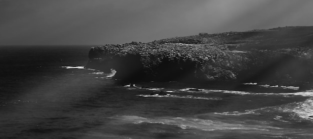 Bellas artes del paisaje de la costa del océano Atlántico