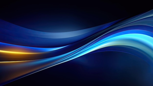 Bellas tecnologías 3D fondo de fondo de onda suave AI generativa