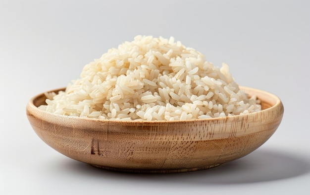 Foto la belleza del arroz crudo