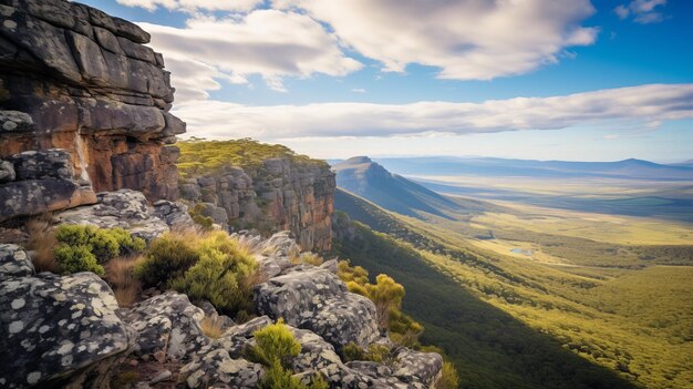 Foto la belleza del cañón se revela a la vista