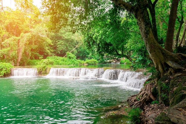 La belleza de la cascada