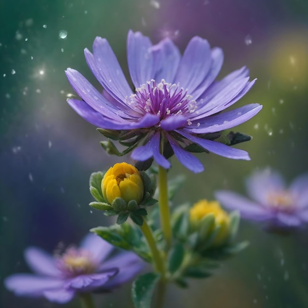 Belleza cautivadora de una flor silvestre