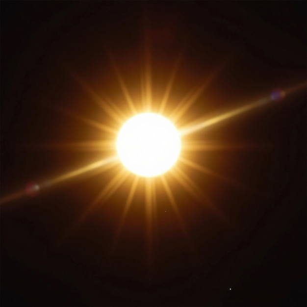 La belleza celestial Los rayos de sol dorados brillan a través de un dramático cielo nocturno