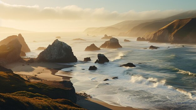 Una belleza diversa adorna la costa de California