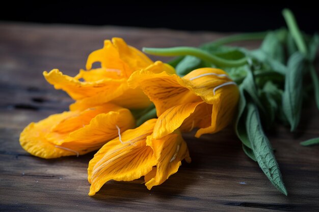 La belleza de la flor de la calabaza